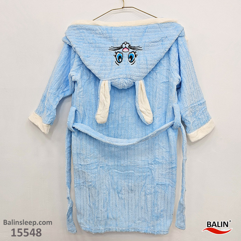 حوله تنپوش بچگانه آبی آسمانی 80